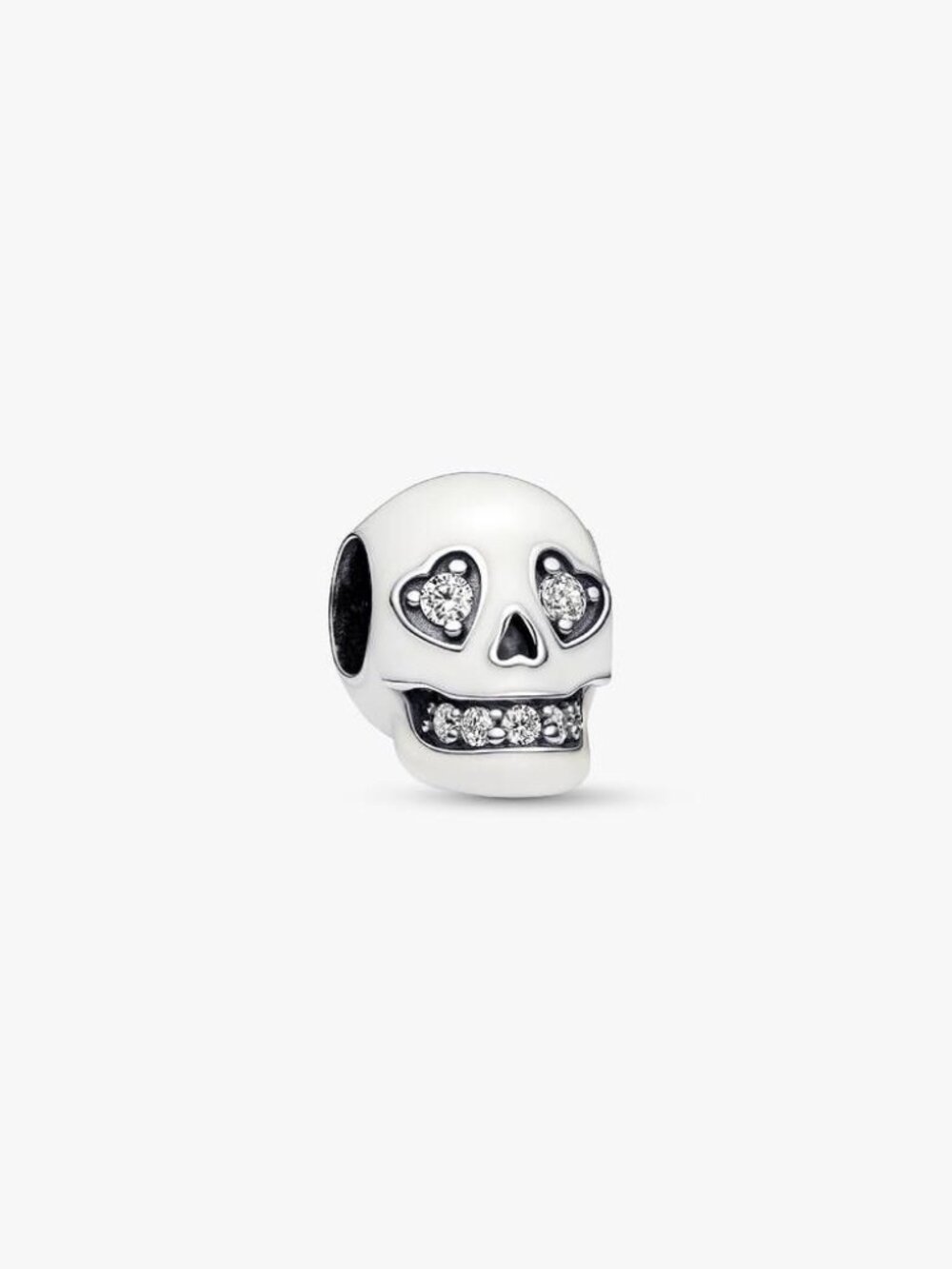 Pandora Glow-in-the-dark Sparkling Skull Charm
